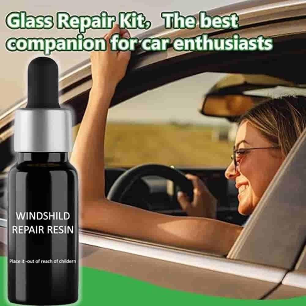 Easy home glass repair solution with windshield repair resin for car enthusiasts by The Gir Farmer