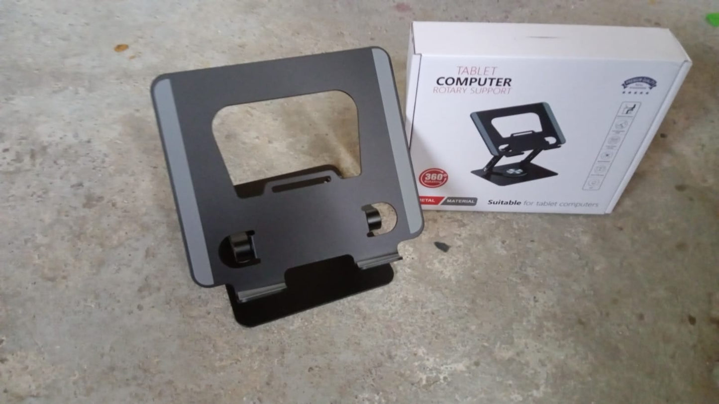 Aluminum Alloy 360°Rotating Bracket, Adjustable Laptop Stand, Portable Foldable Ergonomic Laptop Support Your Brand