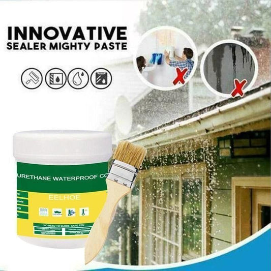 Innovative sealer mighty paste with brush waterproof adhesive for home repairs preventing water leaks