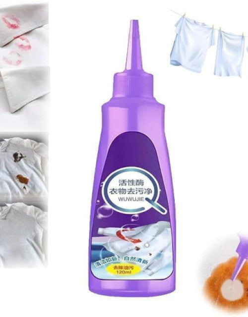 Dropdash effective clothes stain cleaner in a 120ml bottle for removing tough stains from fabrics