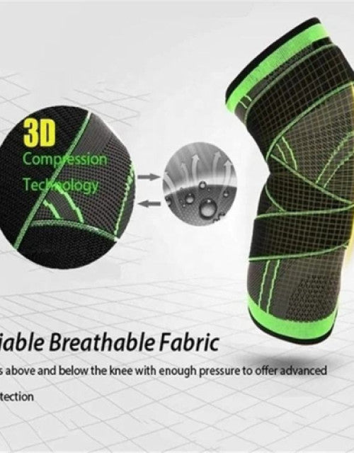 Dropdash elastic sports kneepad featuring 3D compression technology for enhanced protection and comfort