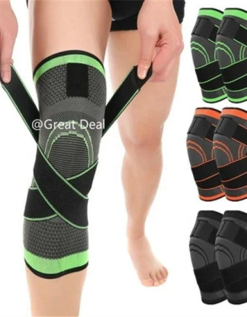 Dropdash elastic sports kneepad with adjustable straps for optimal support during physical activities
