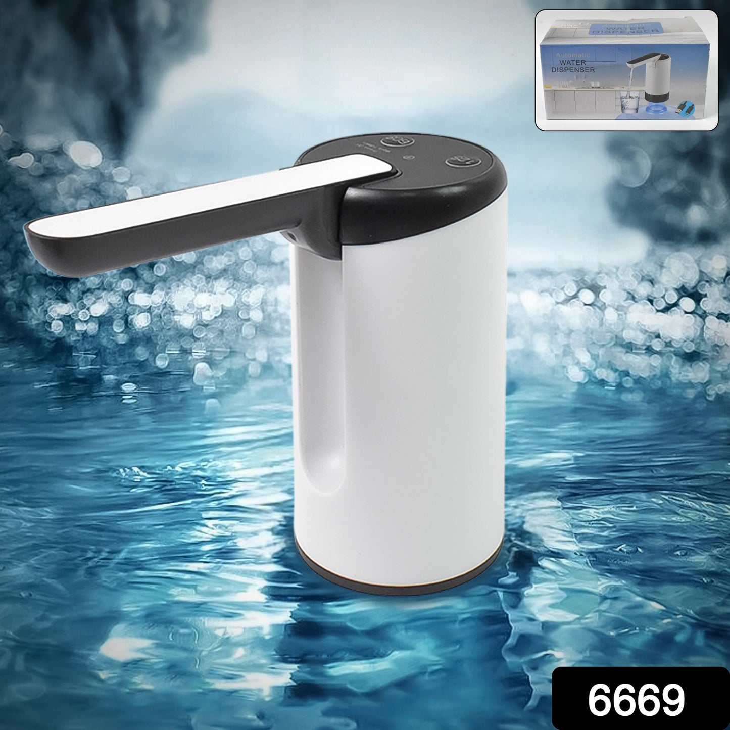 Wukusy electric water dispenser pump in sleek design for easy hydration at home
