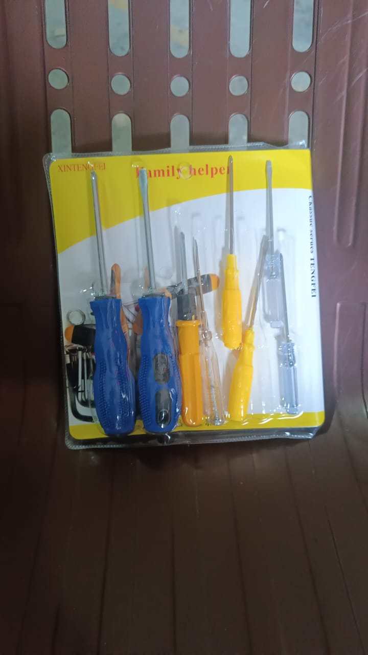 8 -in-1 Multi Screwdriver Hand Tool Kit Set (8 Pcs Set) Your Brand