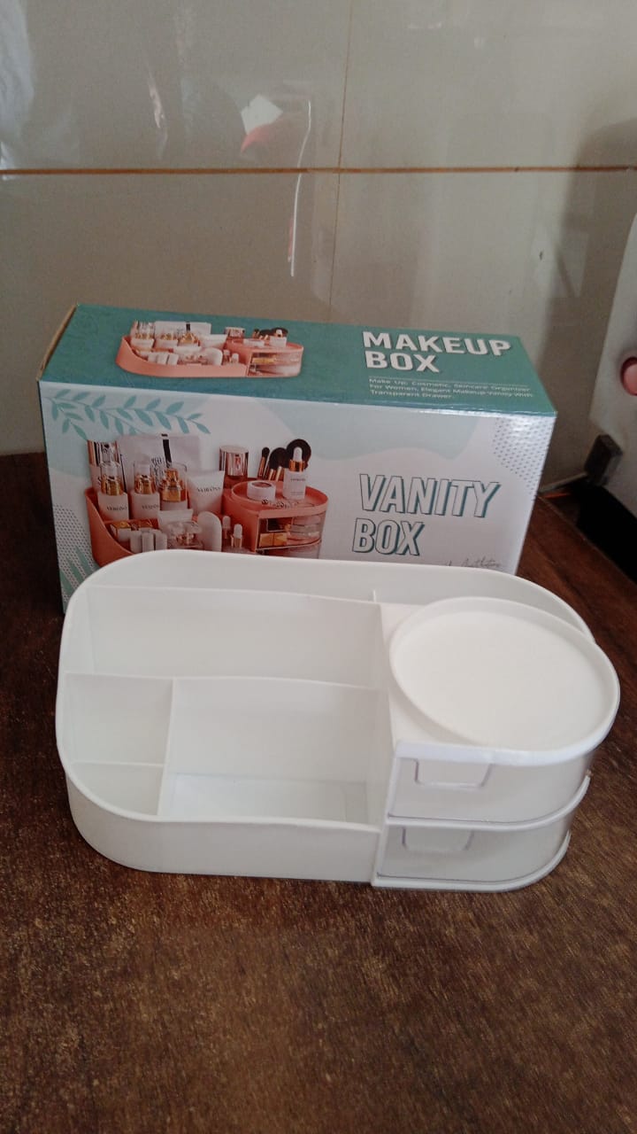 Multi-Functional Plastic Vanity Storage Box Your Brand
