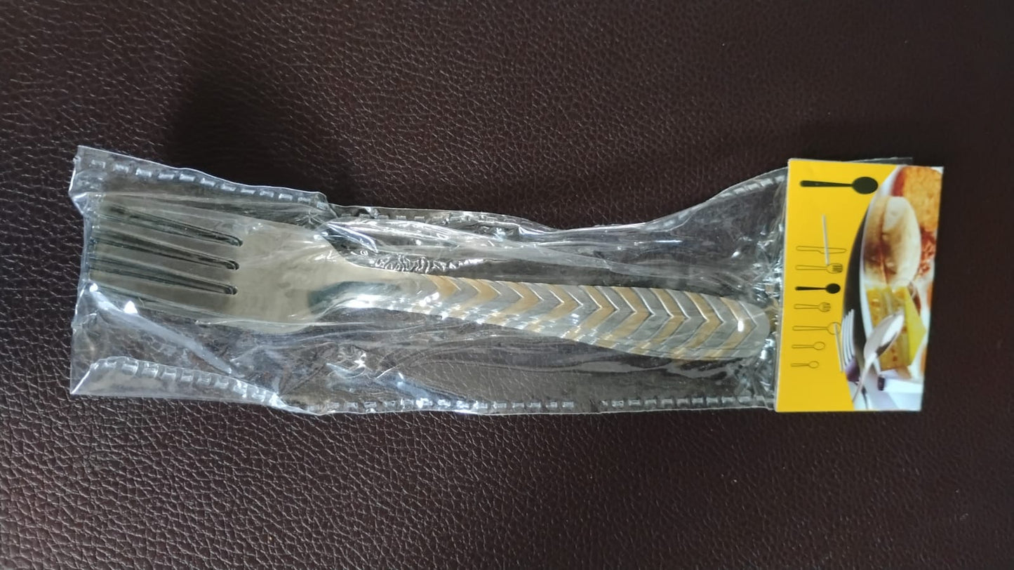 Elegant Stainless Steel Fork (6 Pcs Set) Your Brand