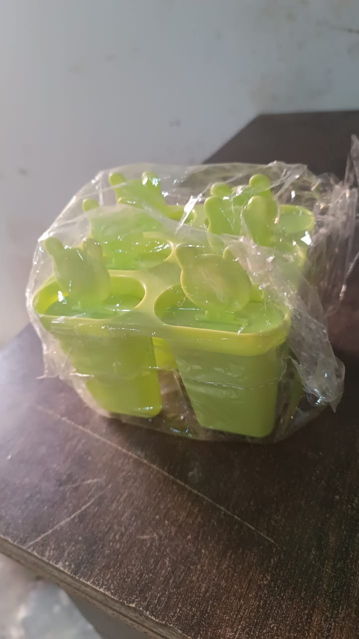 Plastic 6 Grid / Compartment sicle Ice Cream Mold (1 Pc) Your Brand