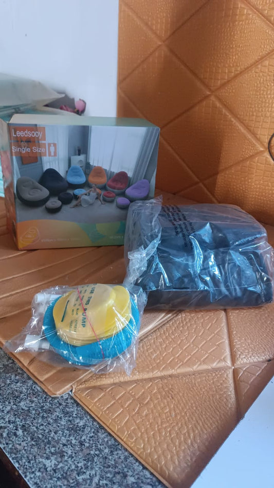 Portable Indoor/Outdoor Air Sofa, couch & Pump Styleva