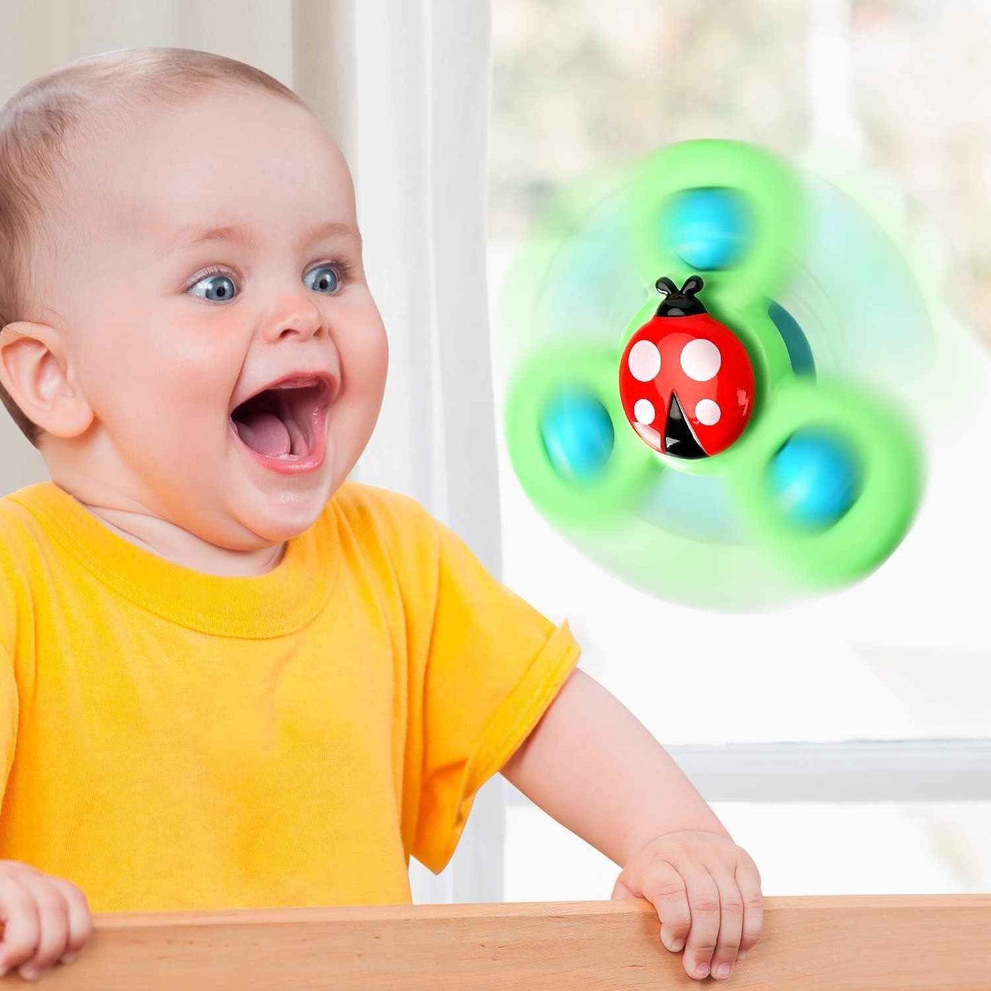 Fidget Spinner Toy Set with Lights for Kids