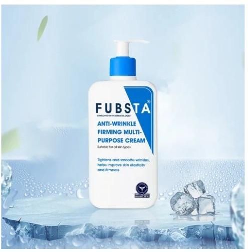 Fubsta anti-wrinkle firming cream in a pump bottle designed for skin tightening and smoothness