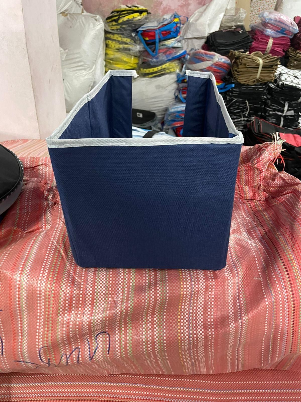 The Gir Farmer navy blue shirts and clothing organizer for wardrobe with sturdy fabric construction