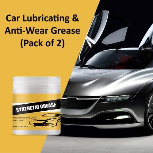 Synthetic car grease pack for car lubricating and anti-wear protection with two containers