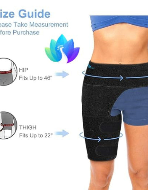 hip compression brace size guide for proper fitting on hips and thighs
