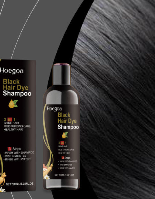 Dropdash Organic Hair Dye Shampoo in a sleek bottle for vibrant, healthy hair care