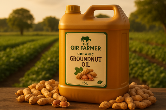 The Gir Farmer Organic Groundnut Oil - Premium Container