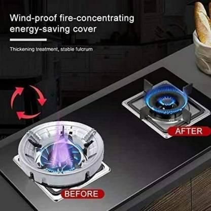 THE GIR FARMER kitchen gas stove flame protector wind-proof fire-concentrating cover on stove burner