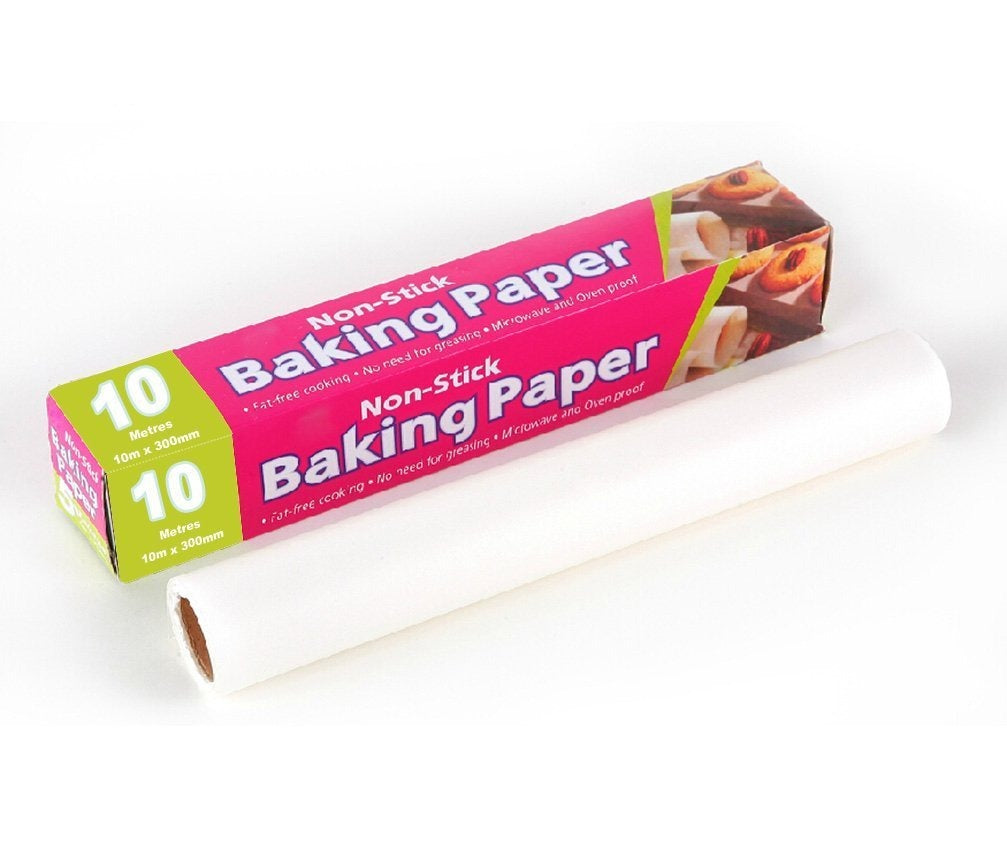 Your Brand nonstick baking paper roll with pink box 10 meters microwave oven safe baking paper for baking