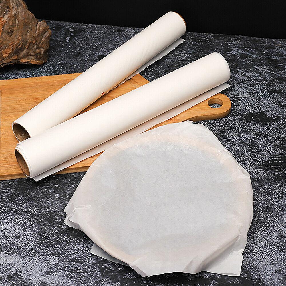 Your Brand microwave oven safe baking paper rolls with a round parchment liner covering a pie