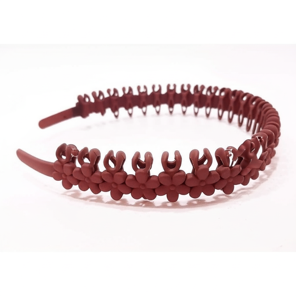 Amd-Deodap brown flower design korean style hair accessories headband for stylish looks