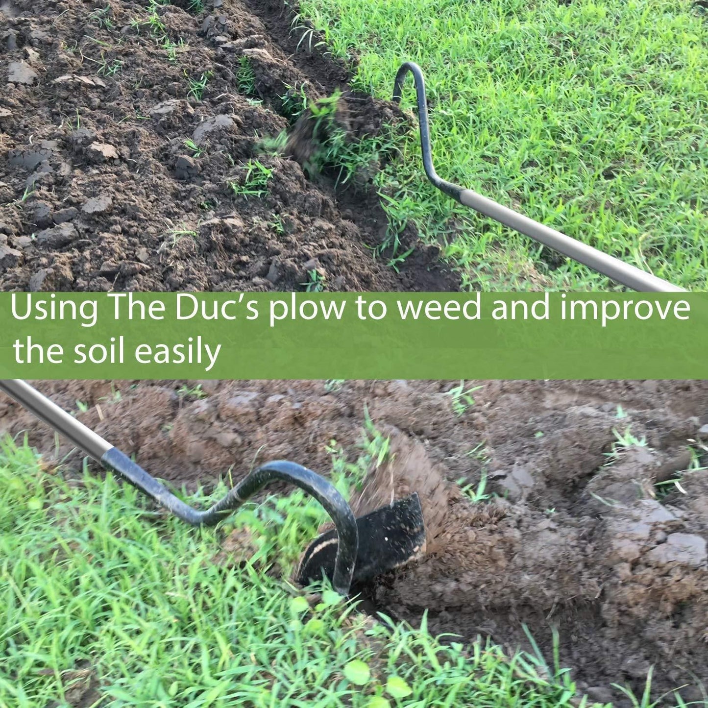 Manual soil cultivator tool by The Gir Farmer used for weeding and improving soil in garden