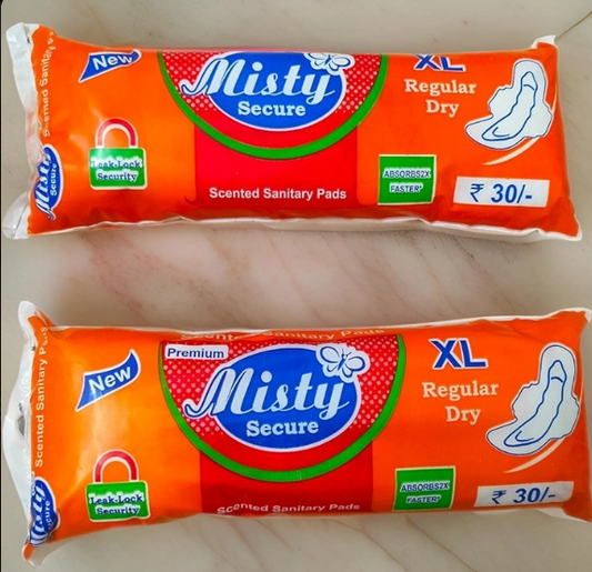 THE GIR FARMER extra large sanitary napkins 12 pack with premium absorbency and scent for comfort