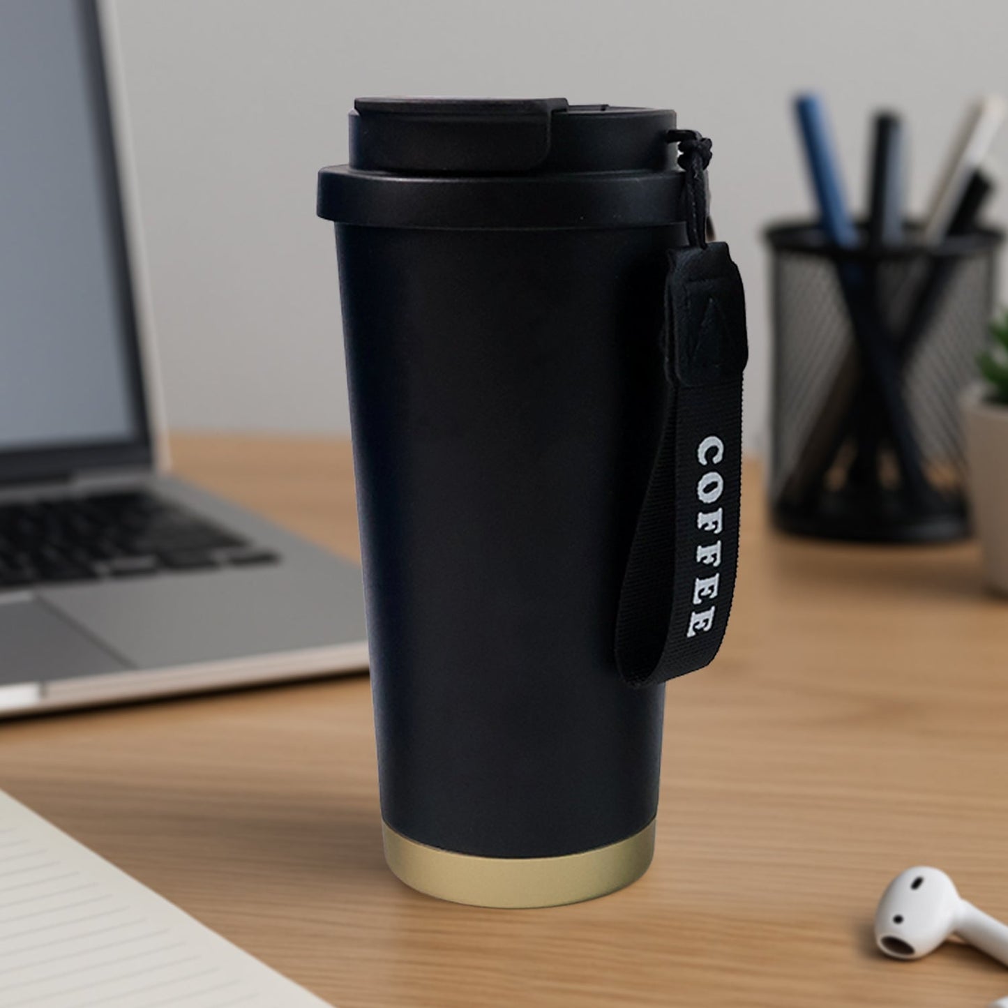 Premium Assorted Metal and Plastic Travel Mug Tumbler Cup (1 Pc / Mixed Design) Your Brand