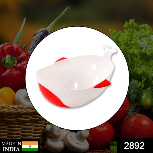 Your Brand multi-purpose washing bowl with strainer for easy rinsing of fruits and vegetables