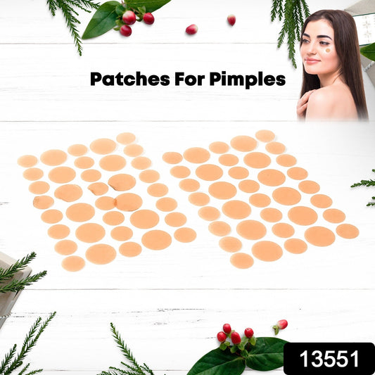 Natural acne spot treatment patches in various sizes for effective pimple care and healing solutions