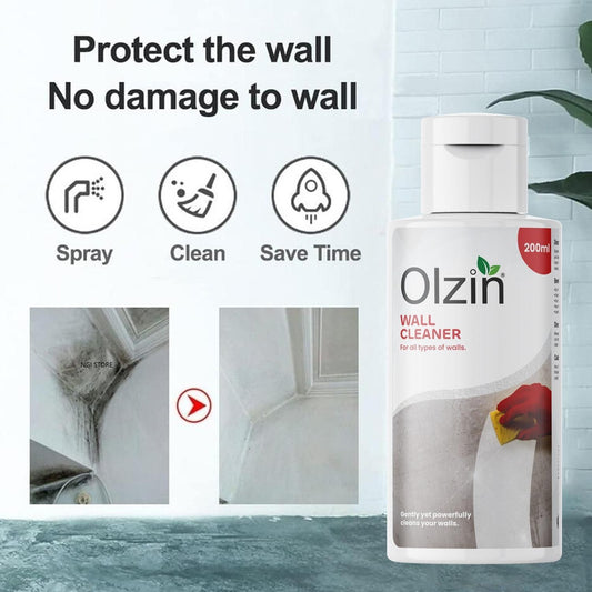 Olzin organic wall cleaner pack of 2 with easy spray application for all wall types