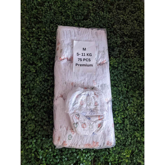 THE GIR FARMER Organic Baby Diapers Medium - 75 Pcs