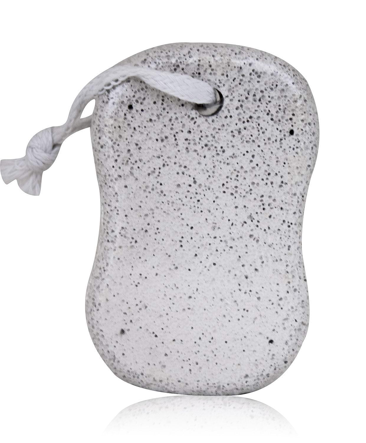 Wukusy oval foot scrubber stone with natural texture for gentle foot exfoliation