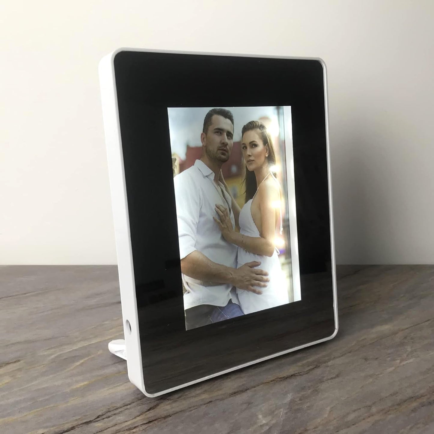 Multifunctional LED Magic Mirror with Hidden Photo Frame (1 Pc) Your Brand