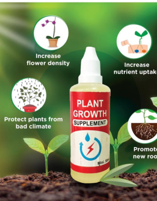 Gir Farmer Plant Growth Supplement in Mini 50ml bottle to enhance nutrient uptake and promote new growth