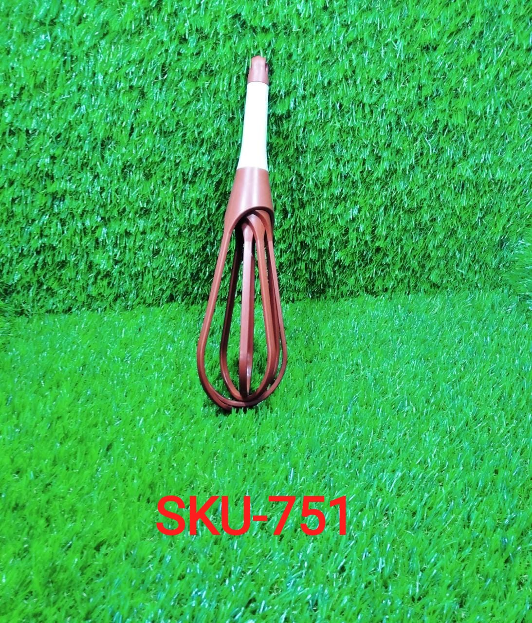 Your Brand Plastic Balloon Whisk Mixer in Copper Color for Effortless Baking and Cooking