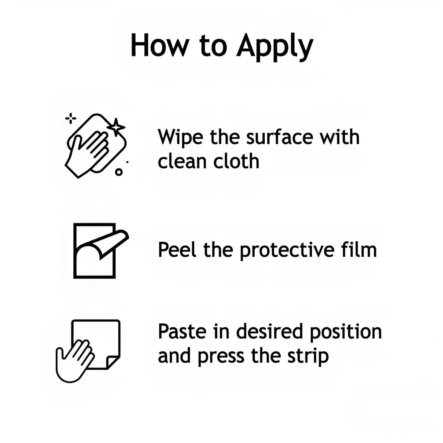 Instructions for applying plastic sticky wall hooks heavy duty to ensure strong adhesion and effective use
