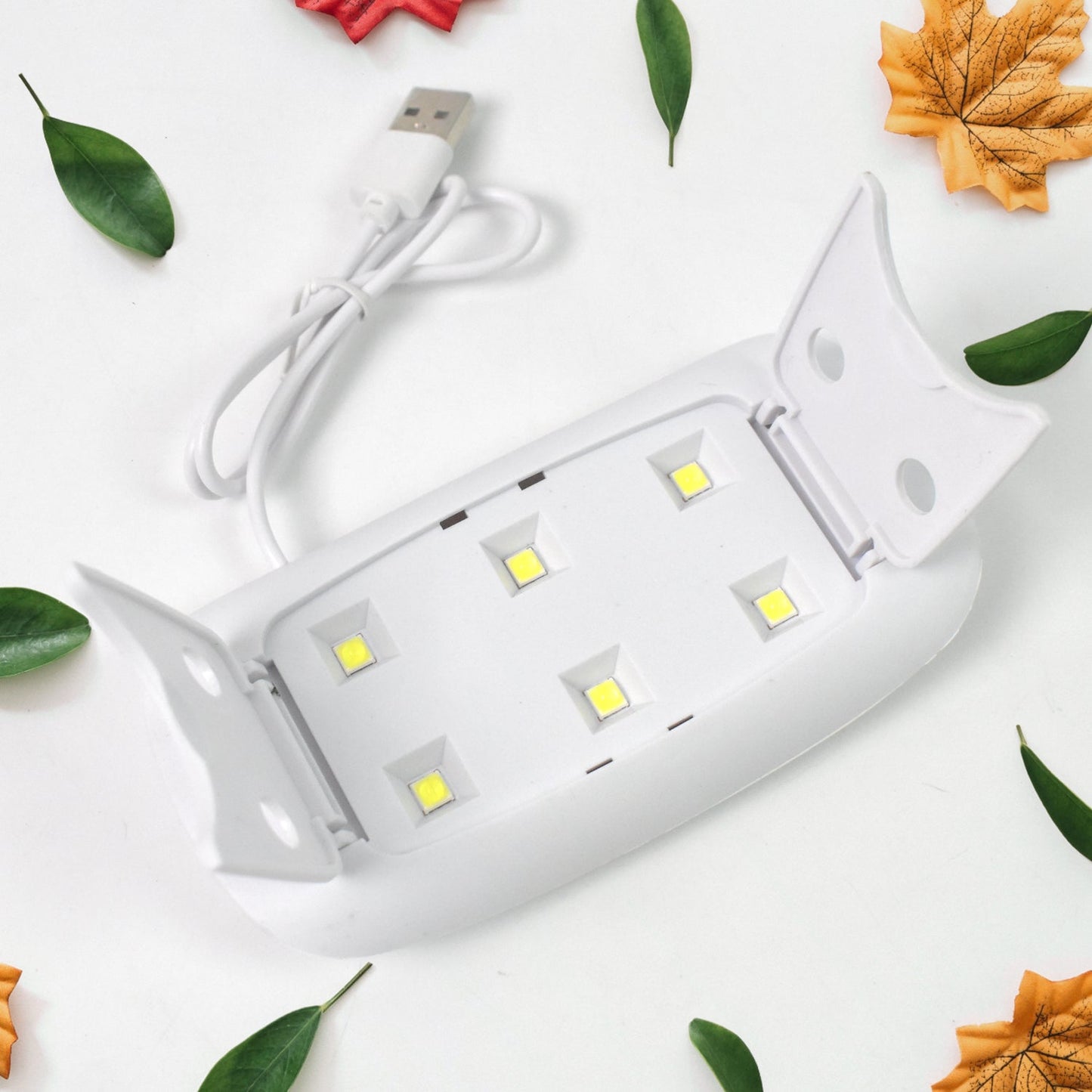 Your Brand portable UV LED nail lamp with compact design for easy use and quick nail drying