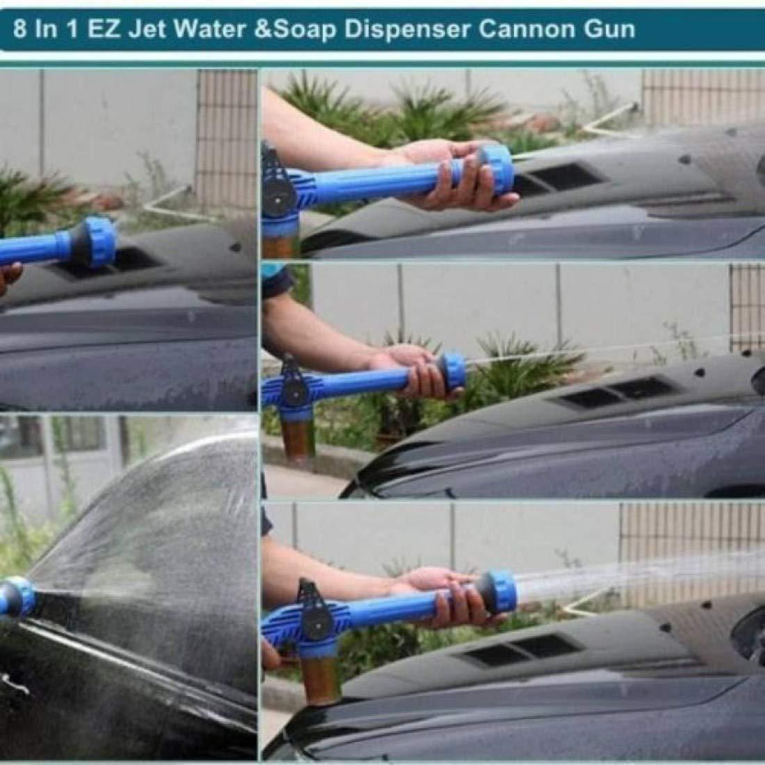 THE GIR FARMER powerful water sprayer for plants blue 8 in 1 jet water and soap dispenser cannon gun