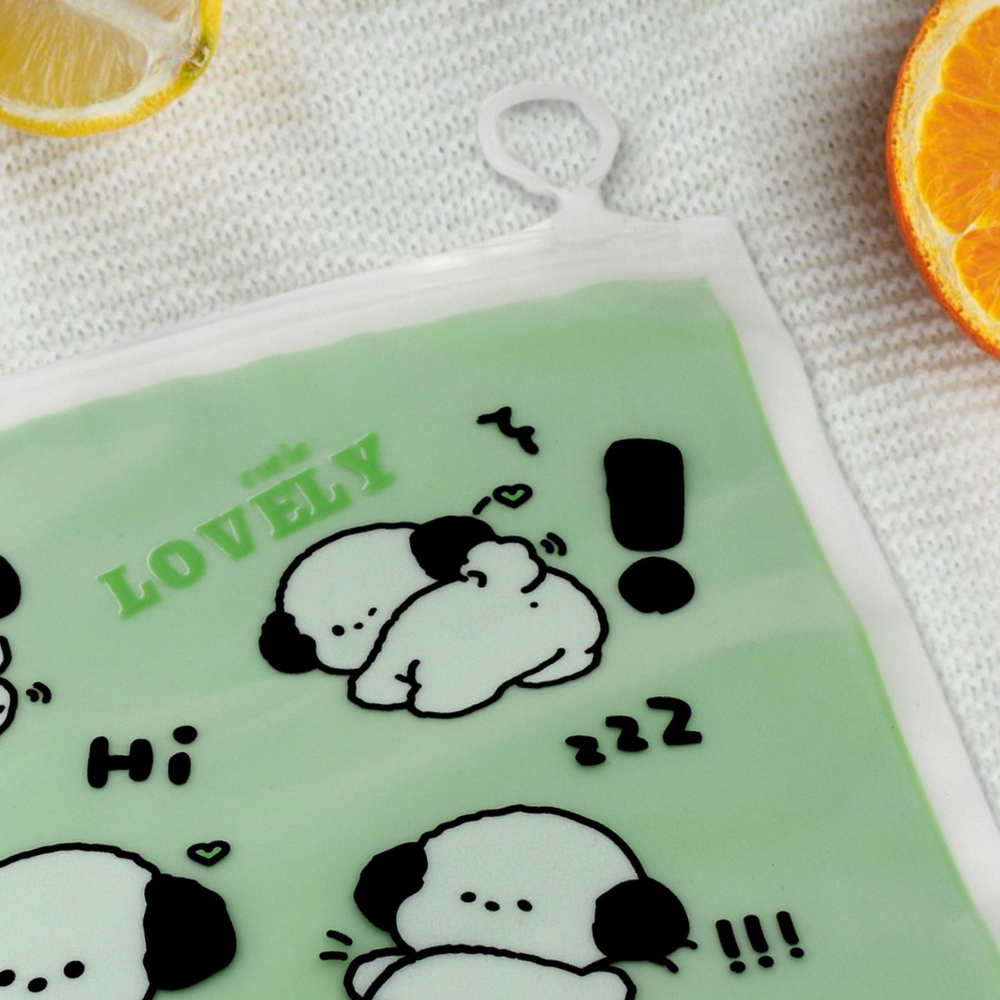 Reusable multipurpose pouch for kids featuring cute cartoon designs and vibrant colors