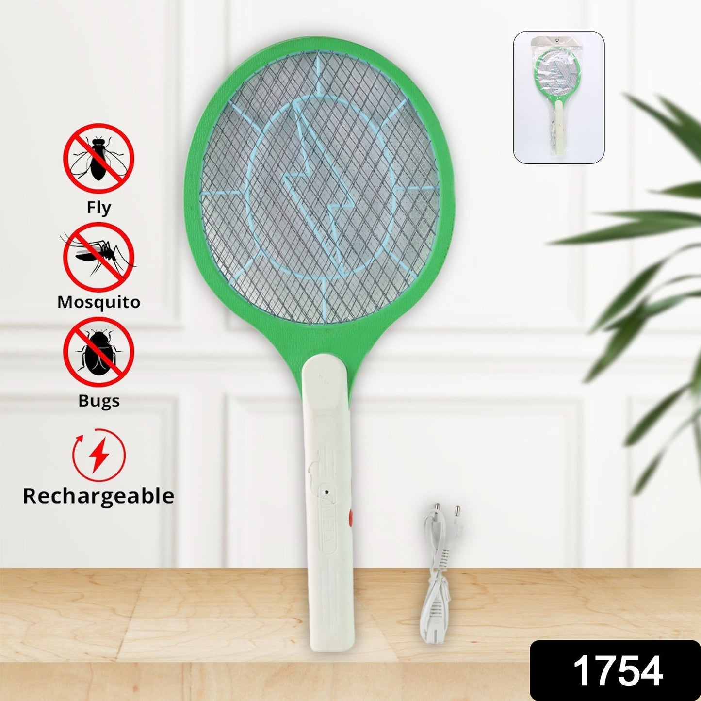 Mosquito Killer bat Electric Rechargeable swatter Killing Racket / Zapper Insect Killer Your Brand