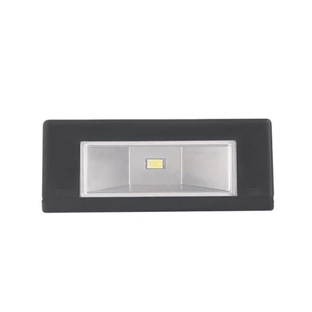 The Gir Farmer black outdoor solar lighting for home with LED light and rectangular design