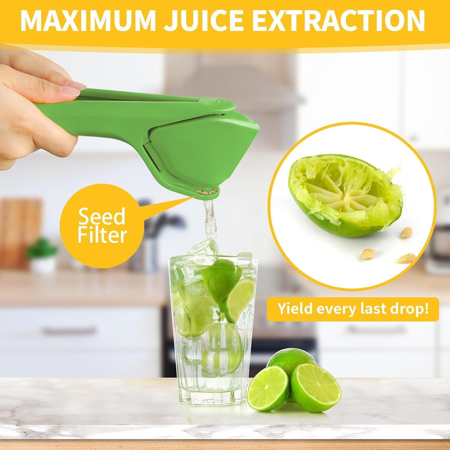 Liger Plastic Manual Handheld Lemon & Orange Squeezer Juice (1 Pc) Your Brand