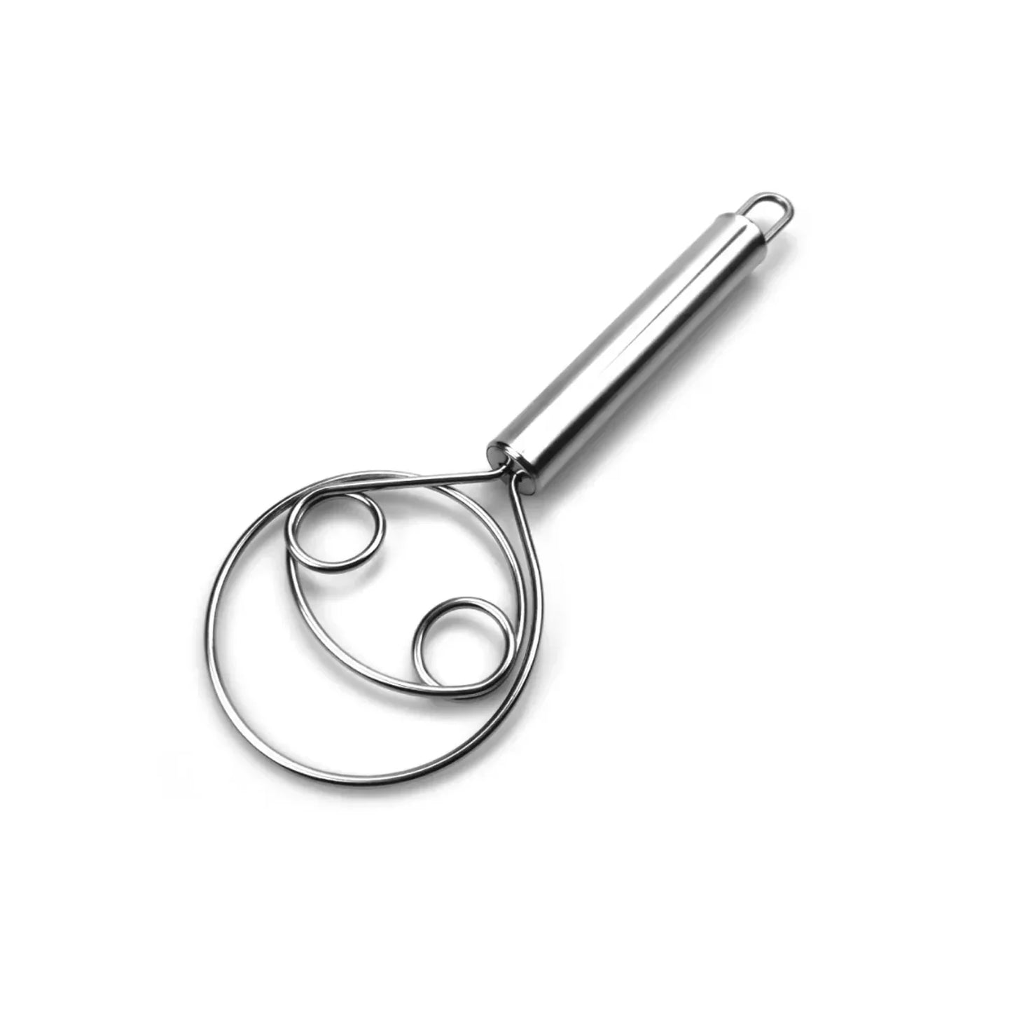 Stainless steel kitchen whisk designed as the best kitchen tool for pizza dough mixing