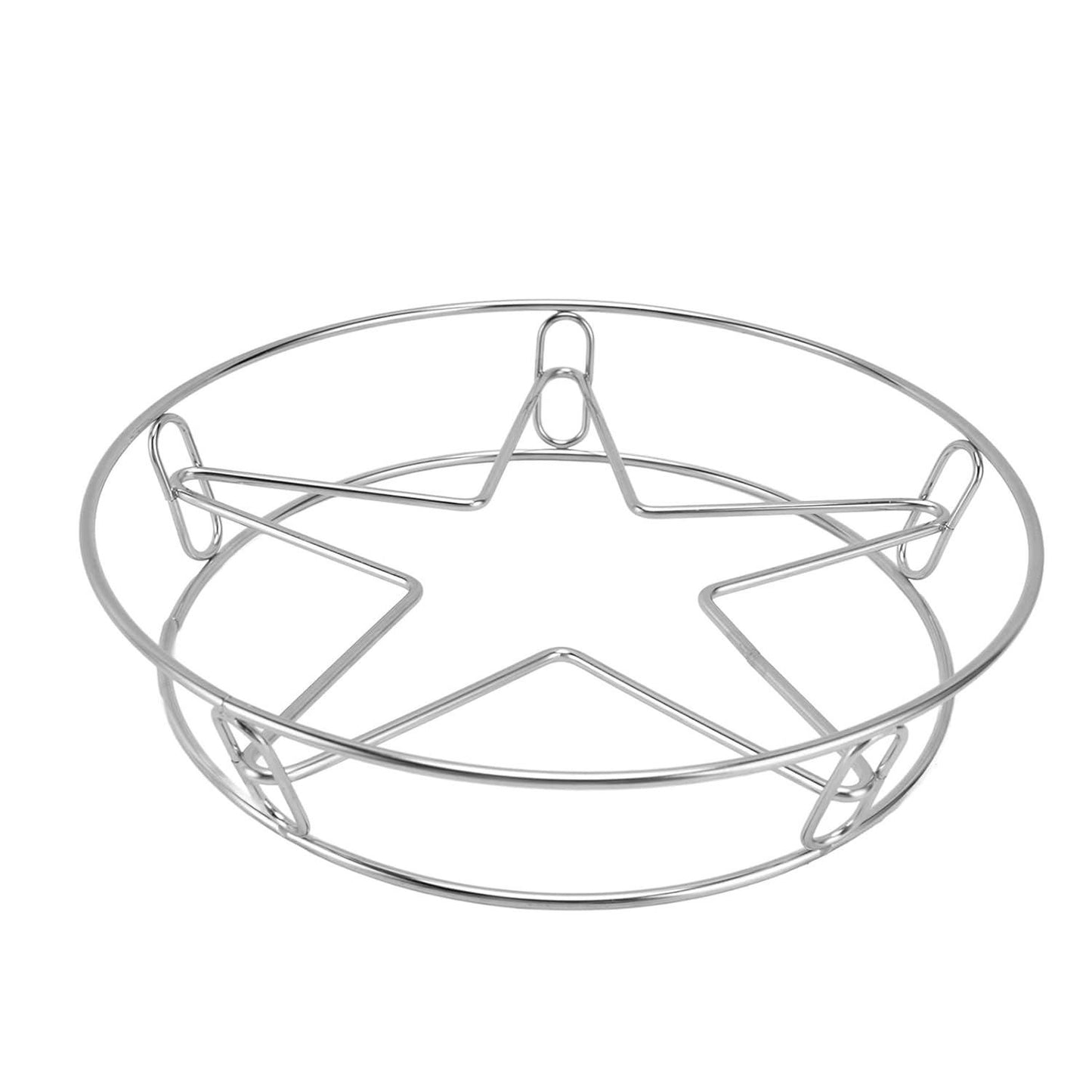 THE GIR FARMER stainless steel pot rack with star-shaped design for kitchen organization