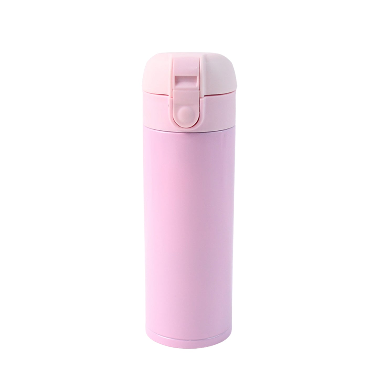 Wukusy stainless steel vacuum water bottle in pink for keeping beverages hot or cold