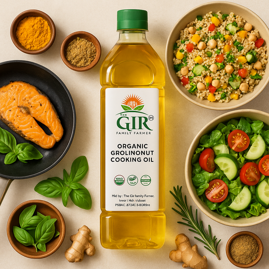 THE GIR FARMER Organic Groundnut Oil - Wellness Lifestyle (Updated)