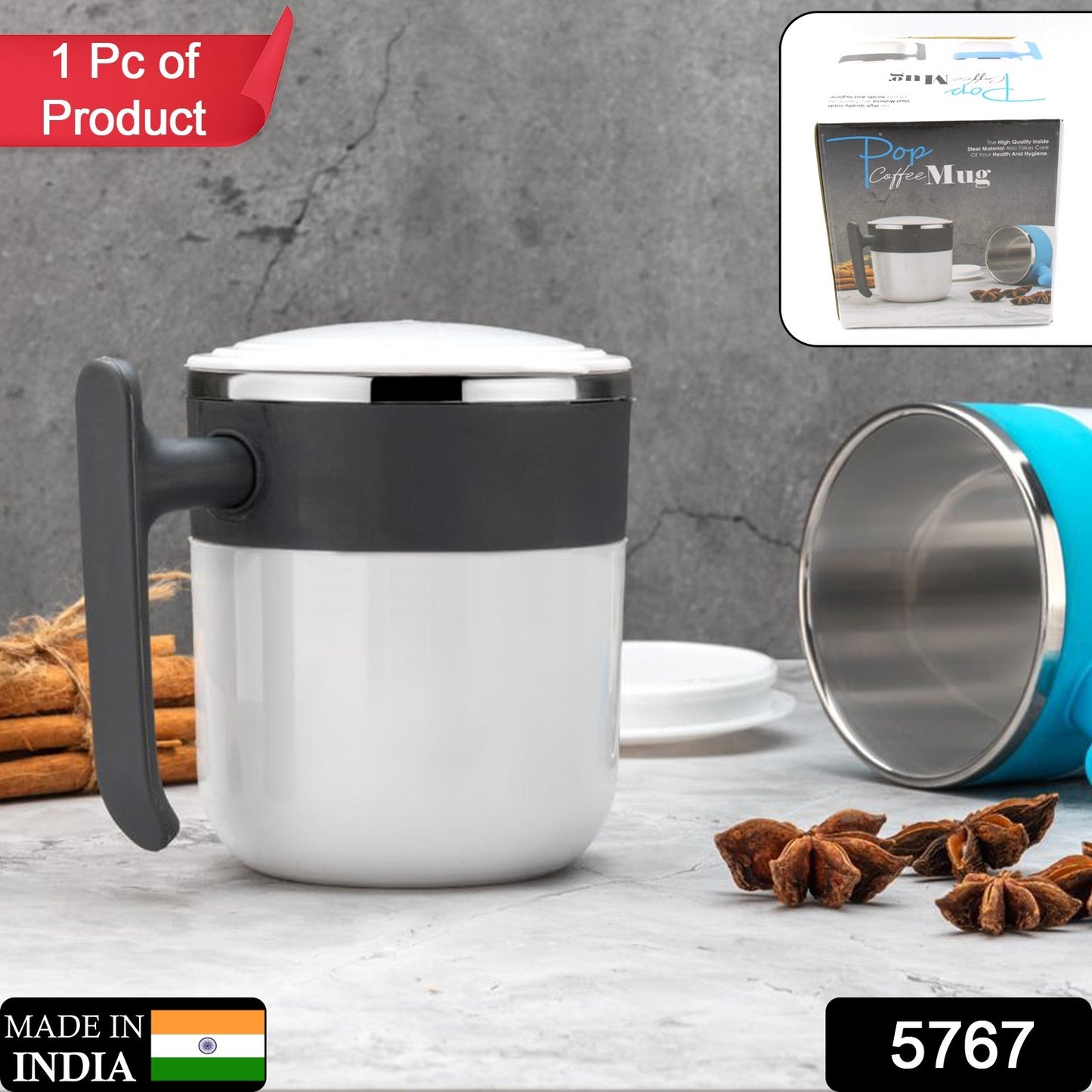 Wukusy thermal coffee cup for travel with a sleek design and double-wall insulation for hot beverages