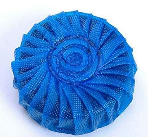 THE GIR FARMER blue toilet cleaning tablets wrapped in textured packaging for bathroom hygiene
