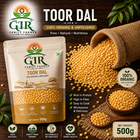 Organic Natural Tur Dal - Organic Lentils
