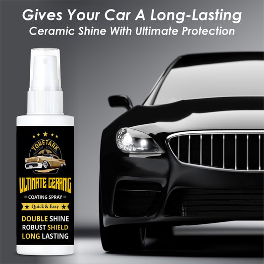 Ultimate ceramic coating spray for a long-lasting shine and protection for your car's surface