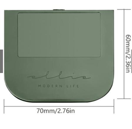THE GIR FARMER touch free toilet seat lifter in green with compact modern design and dimensions